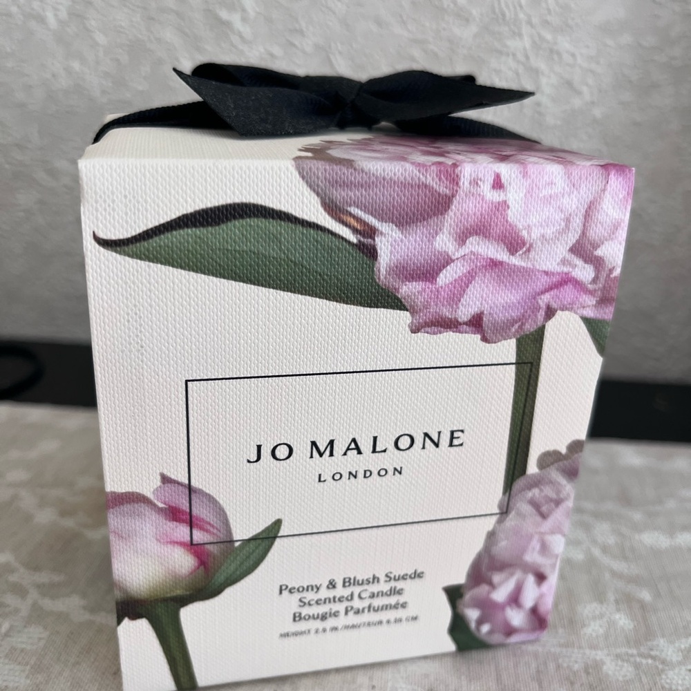 Jo Malone Peony & Blush Suede Candle - Pink and Green